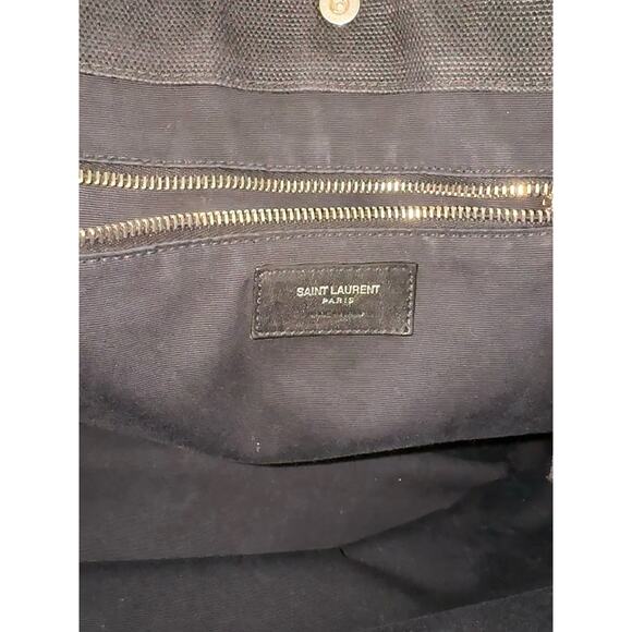 Saint Laurent Rive Gauche shopper canvas natural - Picture 5 of 9